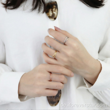 Weibliche Ringe 925 Silber Luxus Solitaire Ringe